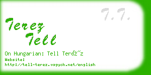 terez tell business card